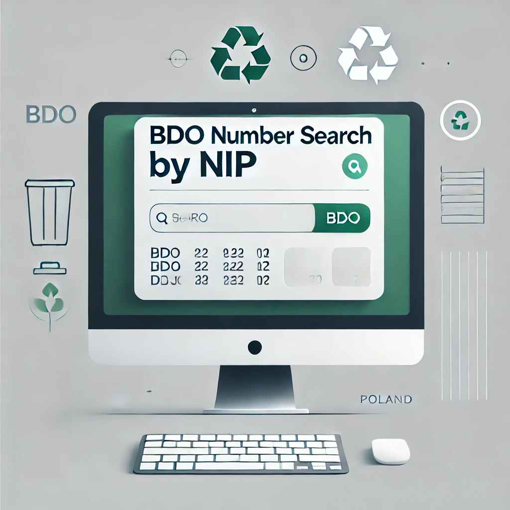 BDO Jak sprawdzić Numer BDO po Nipie-Wyszukiwarka rejestr BDO.