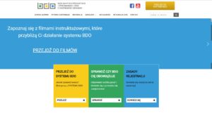 Rejestracja firmy w BDO przejdz do systemu bdo przycisk